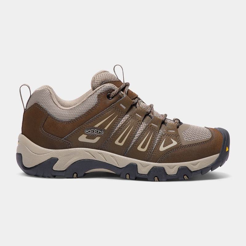 Cheap Keen Oakridge Mens Hiking Shoes Brown (5814-SZQAB)